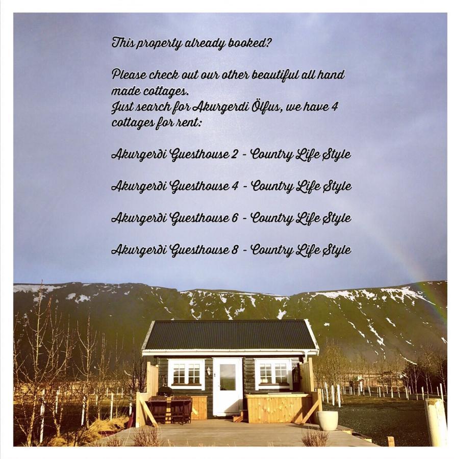 Akurgerthi Guesthouse 4 - Country Life Style Olfus Exterior photo